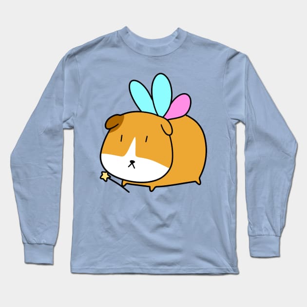 Fairy Guinea Pig Long Sleeve T-Shirt by saradaboru